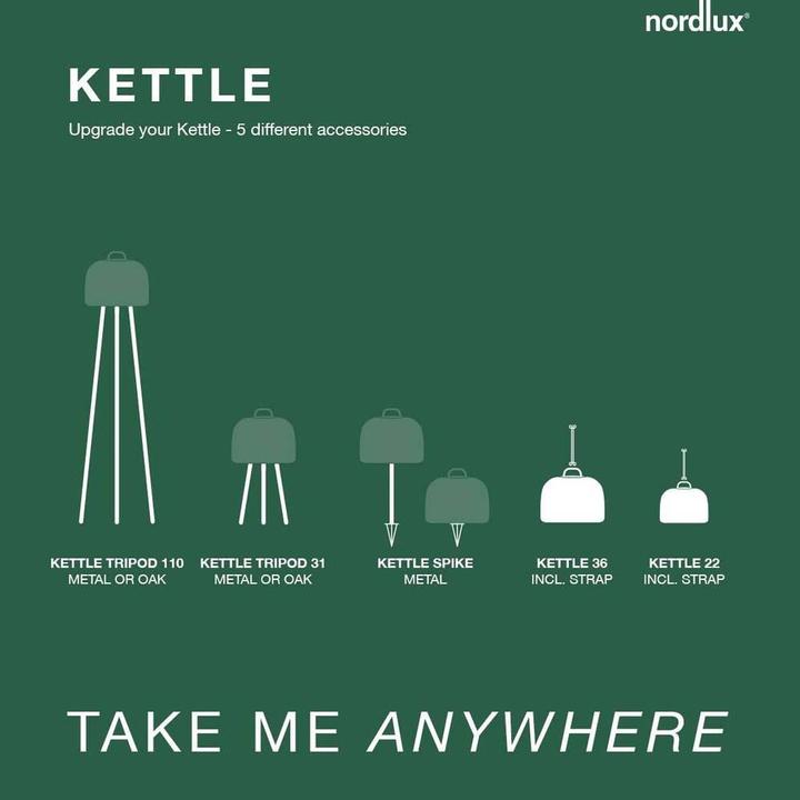 Actual product image Nordlux Kettle Tripod 31, Black
