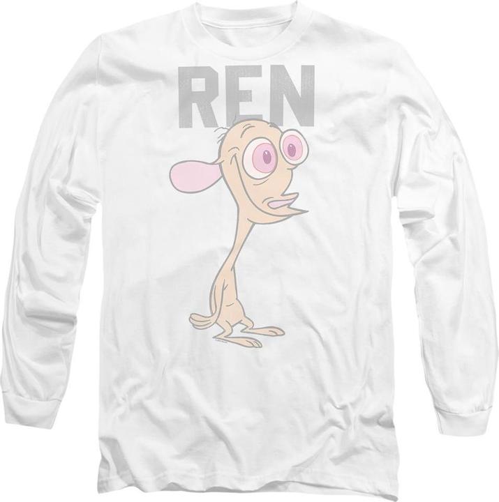 Immagine prodotto Ren & Stimpy Maglietta Collegiale Adulto Unisex (XL)