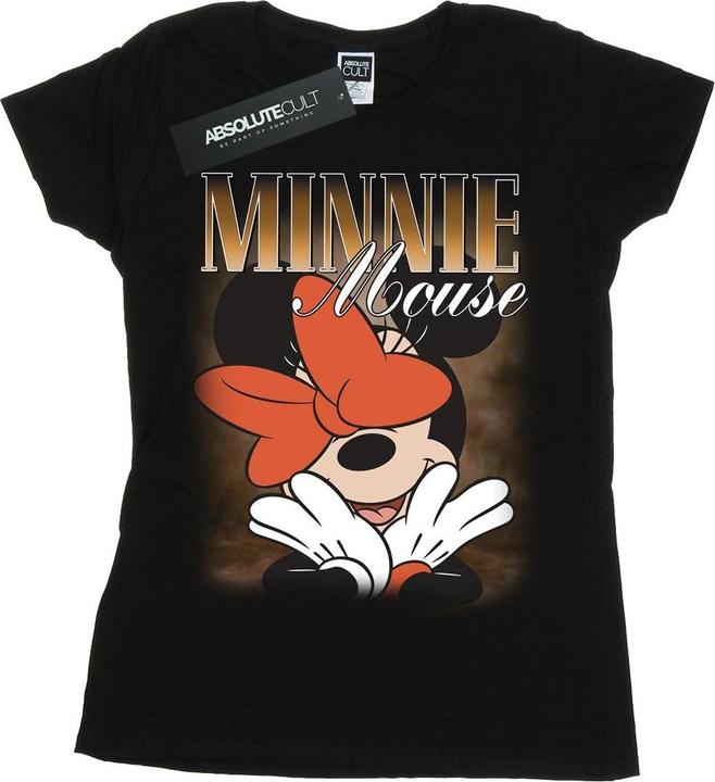 Immagine prodotto Disney Minnie Mouse Bow Montage Maglietta Donna (L)