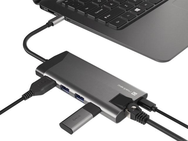 Actual product image Genesis NATEC multiport Fowler Plus USB-C (USB-C, 4 Ports)