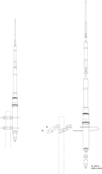 Produktbild President CB-Antenne Himalaya 22-30 MHz, 2000 W, 527 cm, für Gebäude