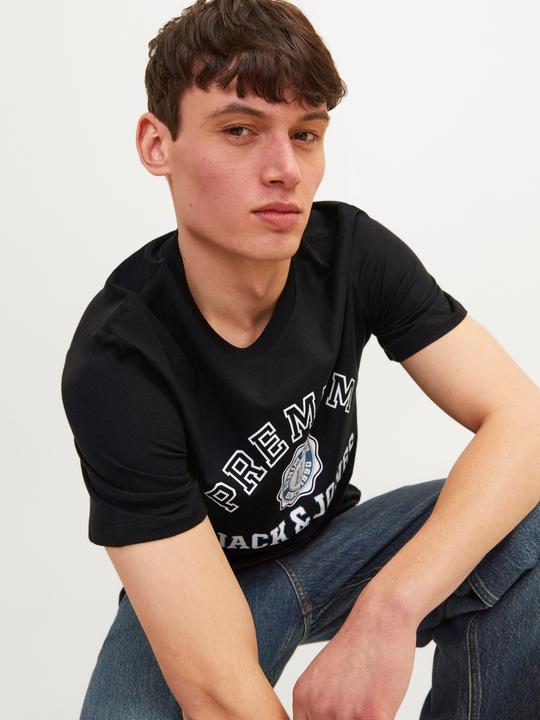 Actual product image Jack & Jones Printed round neck T-shirt T-shirt (XL)