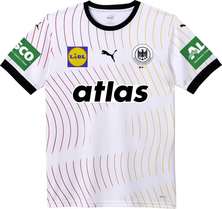 Puma DHB Home Jersey Jr SS25 with sponsor
