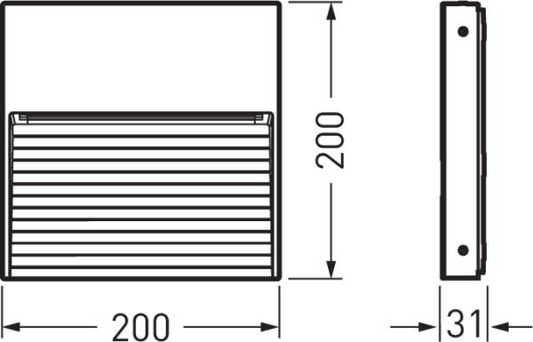 Produktbild Trilux TRIL LED-Wandeinbaustrahler (360 lm)