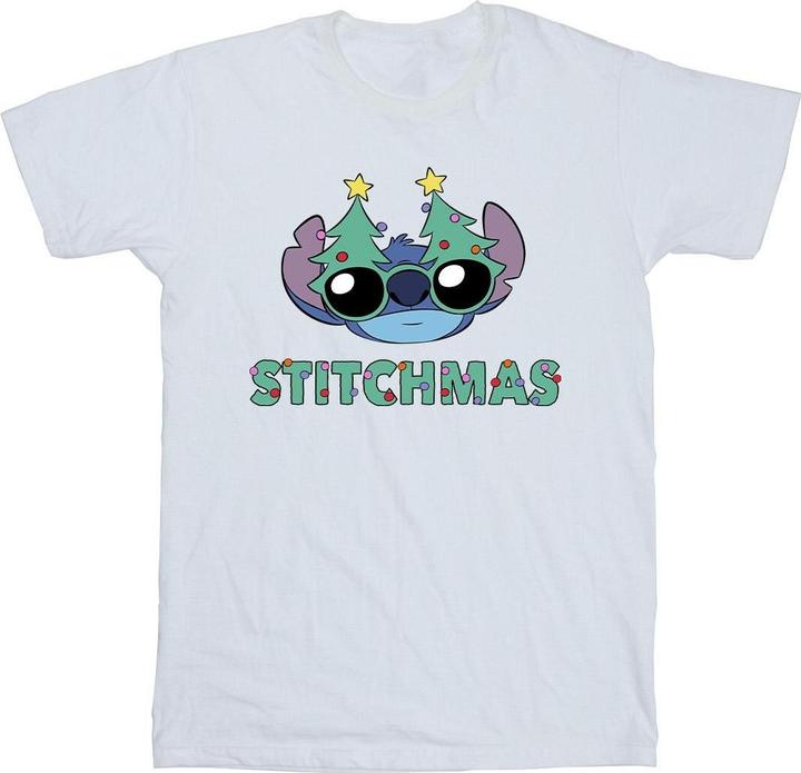 Disney Lilo & Stitch Stitchmas Glasses TShirt (3XL)