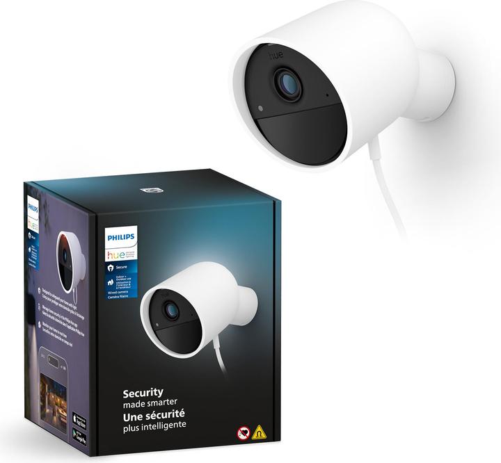 Actual product image Philips Hue Secure Wired Camera (1920 x 1080 Pixels)