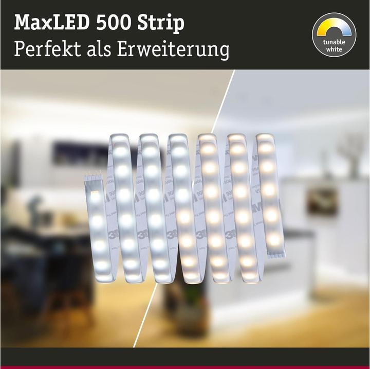Immagine prodotto Paulmann MaxLED 500 Strisce (Bianco caldo, Bianco neutro, Bianco freddo, 250 cm, Interno)