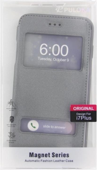 Actual product image Puloka Flip Case for iPhone 7 Plus grey (Apple iPhone 7 Plus)