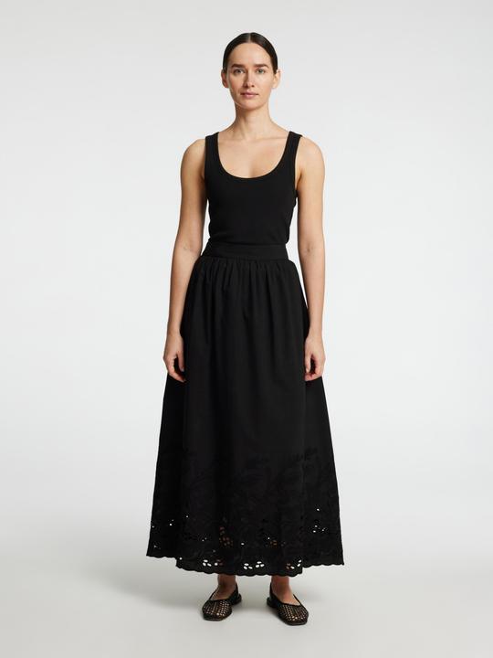 Actual product image Selected Femme Broderie Anglaise Maxirock (40)