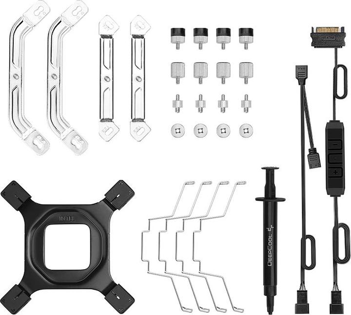 Image du produit Deepcool R-AS500-BKNLMN-G Composant de refroidissement pour ordinateur Refroidisseur de processeur 14 cm noir (159 mm)