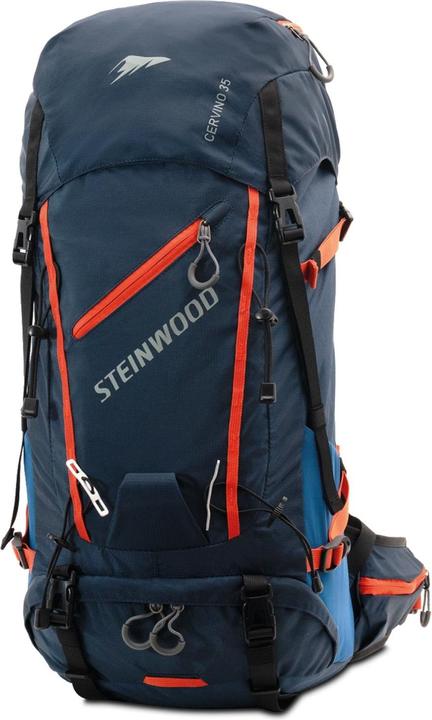 Steinwood Hiking rucksack 35L - Water-repellent, with rain cover & back ventilation (35 l)