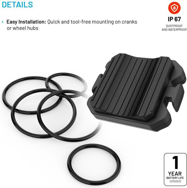 Image du produit Fixed Capteur de cadence/vitesse Spin, noir