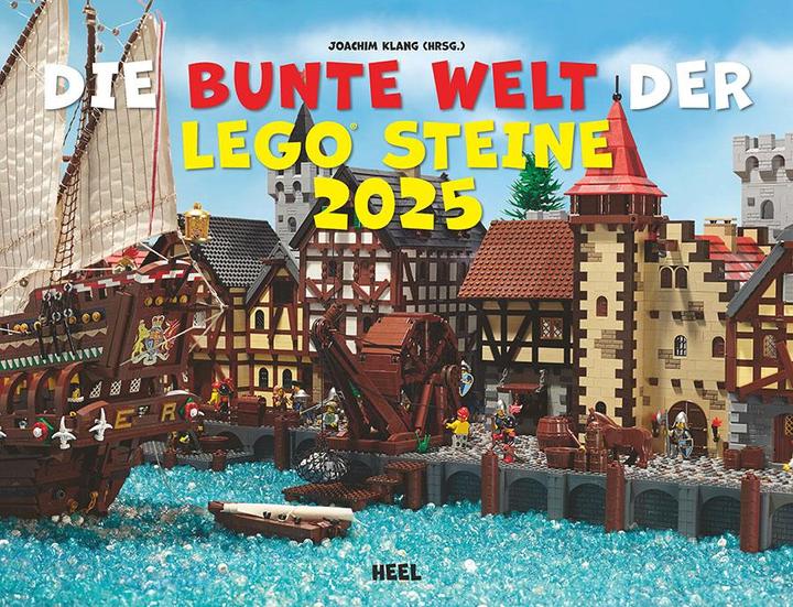 Immagine prodotto Il mondo colorato dei mattoncini LEGO® Calendario 2025 Calendario da parete (Copertina rigida, Tedesco)