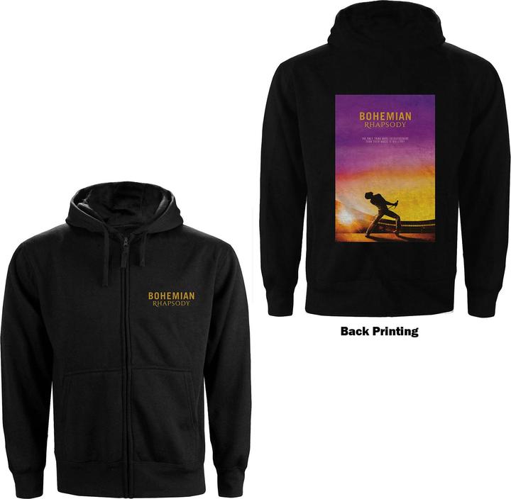 Actual product image Queen Bohemian Rhapsody Movie Poster Zipper (3XL)