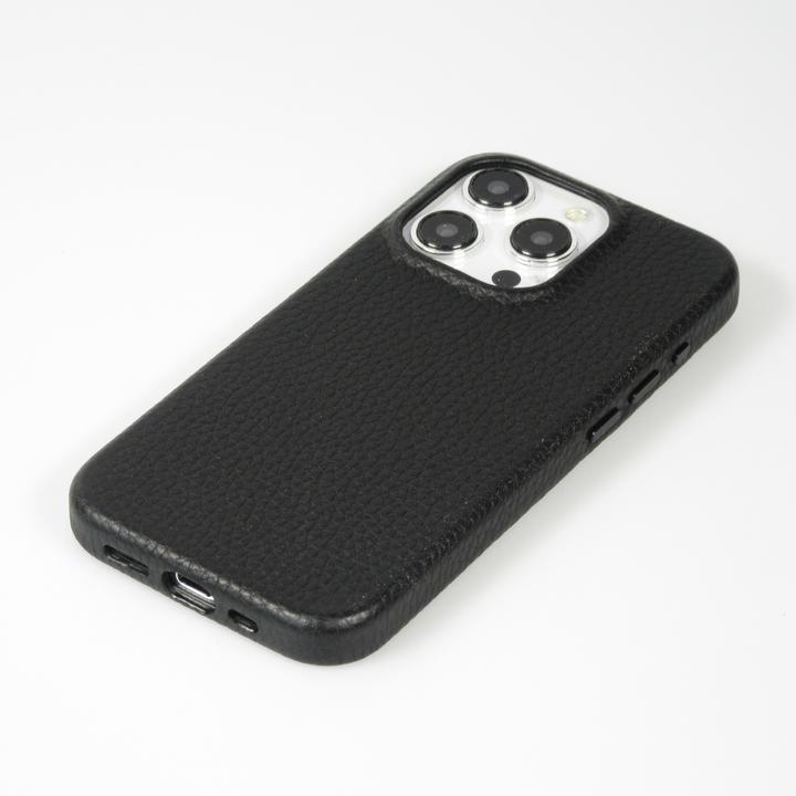 Image du produit PhoneLook Coque Cuir de veau luxe grainé intégral avec boutons métalliques et MagSafe (Apple iPhone 15 Pro)