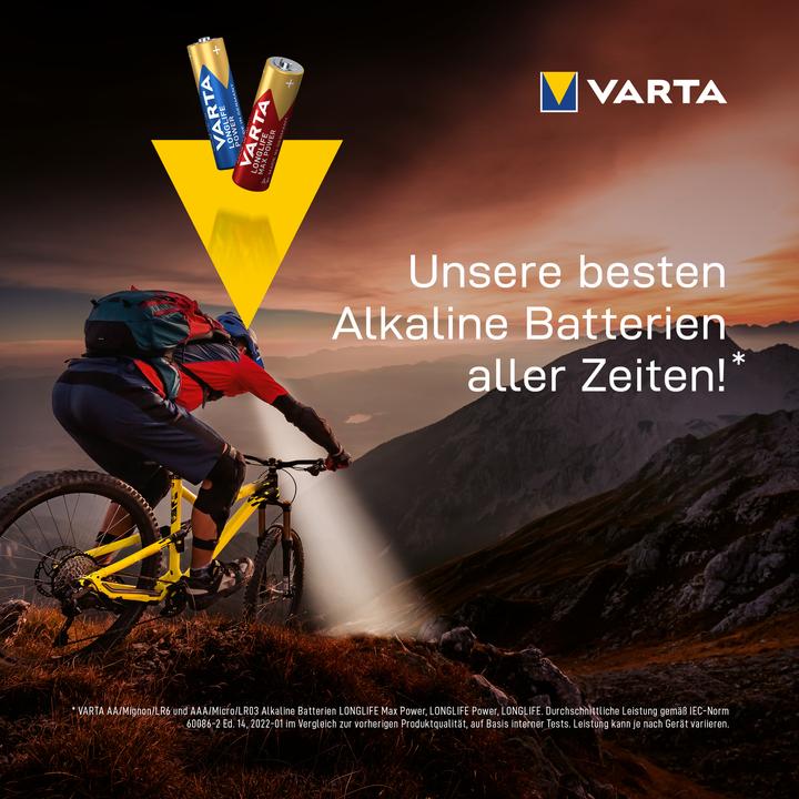 Actual product image Varta long-life power (10 pcs., AA, 2970 mAh)