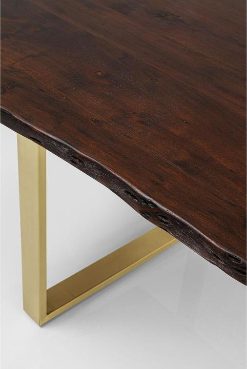 Image du produit Kare Design Table Harmony Walnut laiton 180x90cm (180 x 90 x 76 cm)