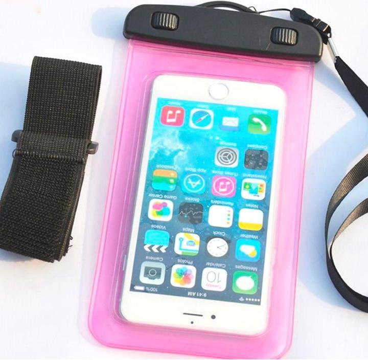 Image du produit Hurtel PVC waterproof bracelets cas de téléphone - orange