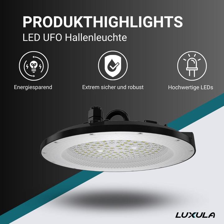 Actual product image Luxula LED highbay light (10000 lm)