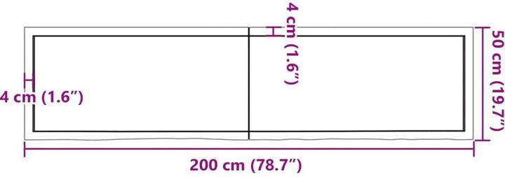 Immagine prodotto VidaXL Emerald (200 x 6 x 50 cm)
