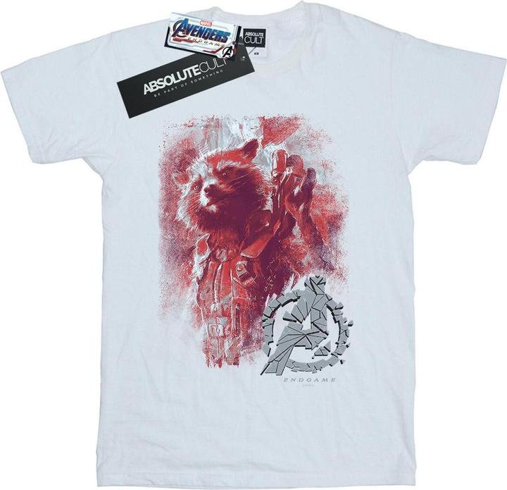 Avengers Endgame Rocket Brushed TShirt