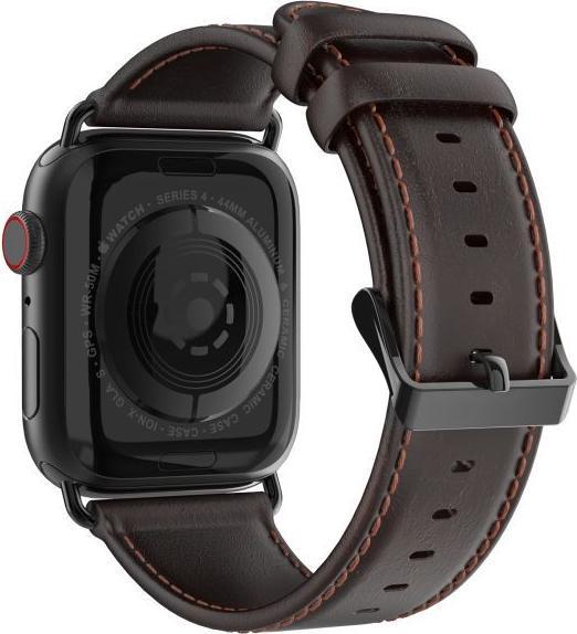 Produktbild Dux Ducis Business Series Echtleder Ersatz Armband (40 mm, 38 mm, 41 mm, Echtleder, Apple Watch Series 1, Apple Watch Series 2, Apple Watch Series 3, Apple Watch Series 4, Apple Watch Series 5, Apple Watch Series 6, Apple Watch Series 7, Apple Watch Series 8, Apple Watch Series 9, Apple Watch SE)