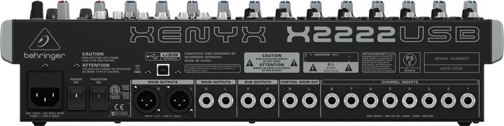 Image du produit Behringer Xenyx X2222USB (Studio et mixeur live)