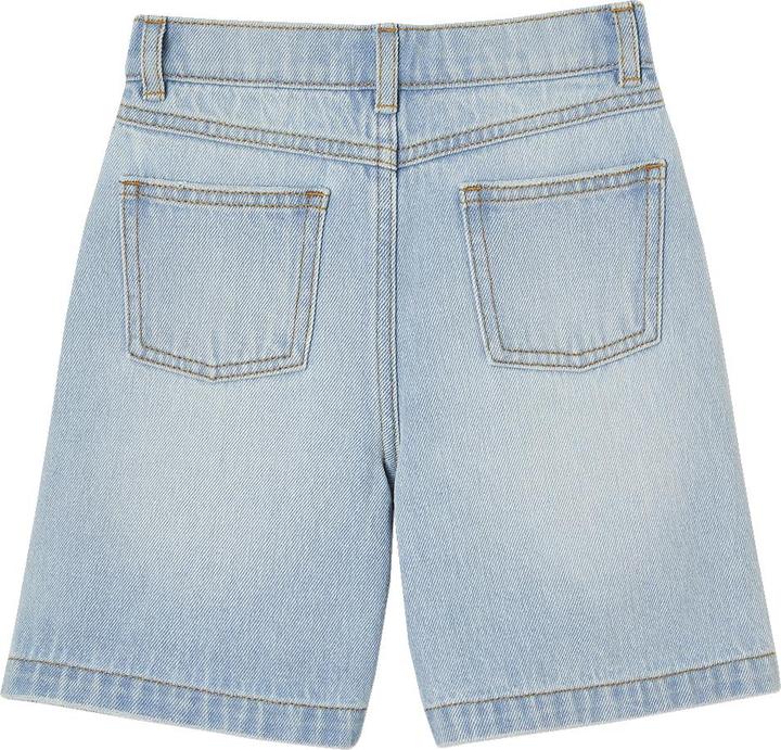 Produktbild Vertbaudet Mädchen Jeans-Shorts mit gestickten Blumen (92)
