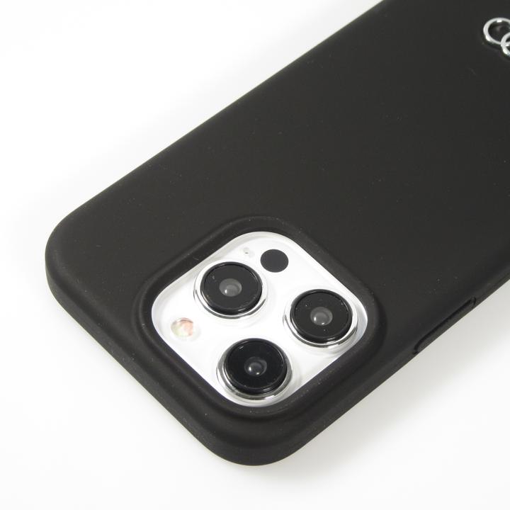 Produktbild Audi Silicone Case iPhone 15 Pro 6.1" czarny/black hardcase AU-LSRIP15P-Q3/D1-BK (Apple iPhone 15 Pro)