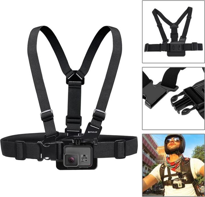 Immagine prodotto Puluz 53 accessori in 1 Kit completo Ultimate Combo con custodia EVA per GoPro, Insta360, DJI e altre (GoPro Hero4)