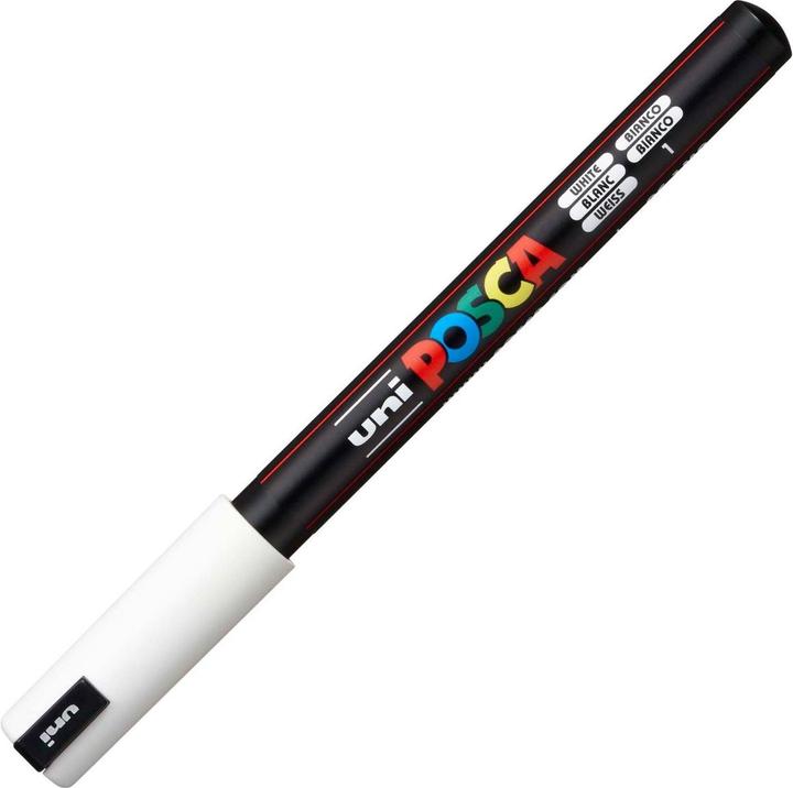 Actual product image Posca PC-1MR Fineliner brand (White, 0.70 mm, 1 x)