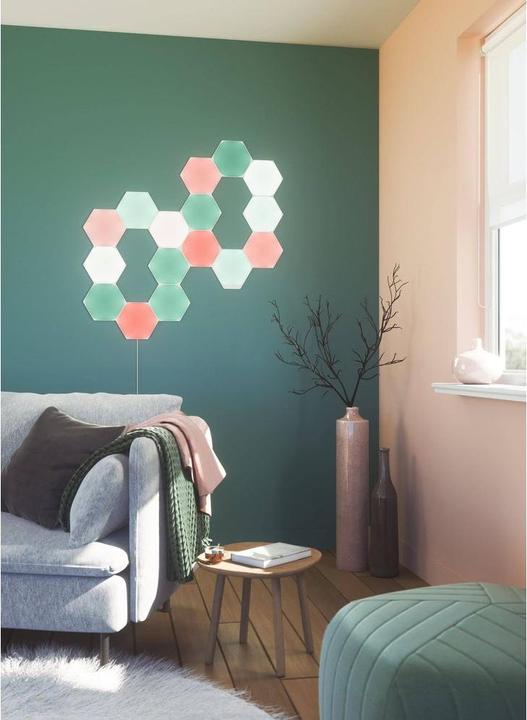 Image du produit Nanoleaf Shapes Ultra Black 9PK Starter (80 lm)