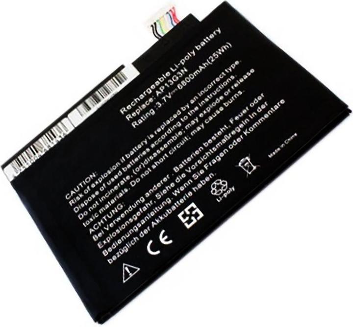 Actual product image AGI Battery compatible with Acer Iconia W3-810 - Battery - 6,800 mAh (6800 mAh)