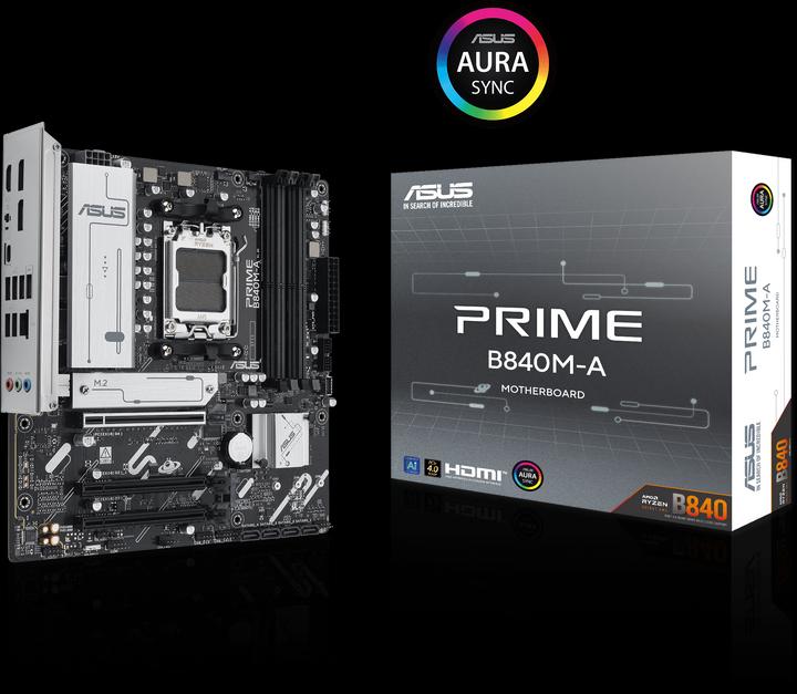 Image du produit ASUS PRIME B840M-A-CSM (AM5, AMD B840, mATX)