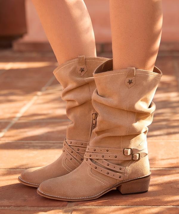 Actual product image Joe Browns Slouchy Suede Buckle Boots (39)