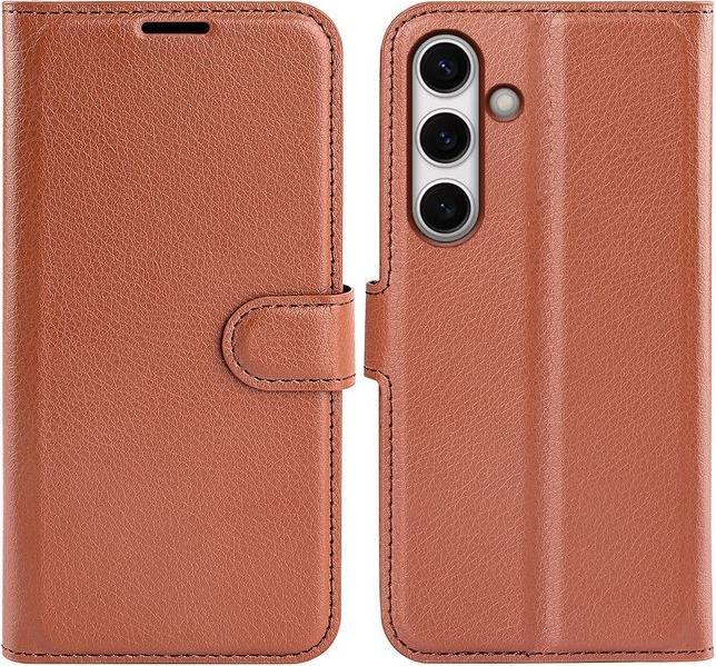 Actual product image MU Classic Litchi Leather Bookcover Series (Samsung Galaxy S24 FE)