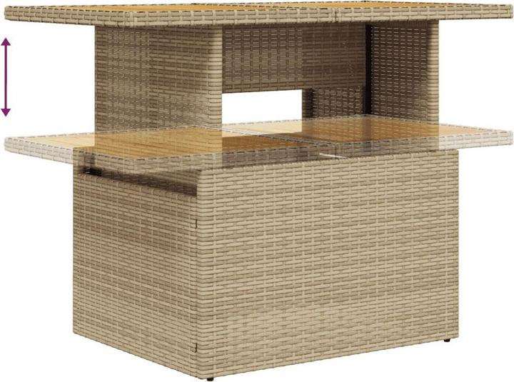 Image du produit VidaXL Meuble de jardin Canapé Salon de jardin Ensemble de jardin 10 pièces Beige