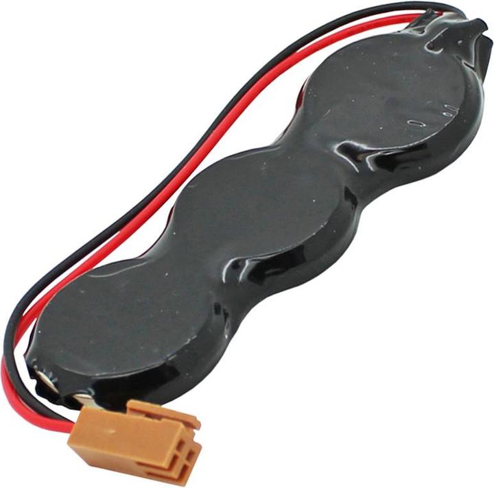 XCell Batterie de stockage adaptée à la Fanuc IC698ACC701 Batterie 3V avec câble et connecteur (1 pcs, Spécifique à l'appareil, 2850 mAh)
