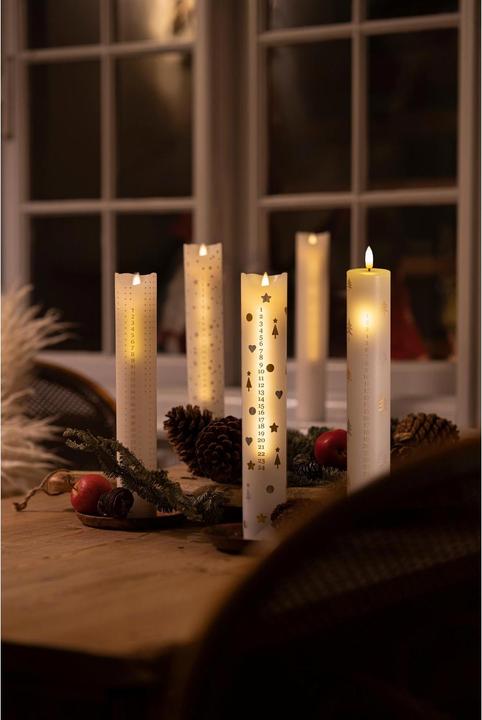 Actual product image Sirius LED candles Advent Calendar silver (1 x)