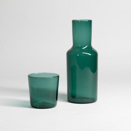 Immagine prodotto Hario Colors Night Karaffe - 600ml Karaffe mit 280ml Glas grün (0.60 l)