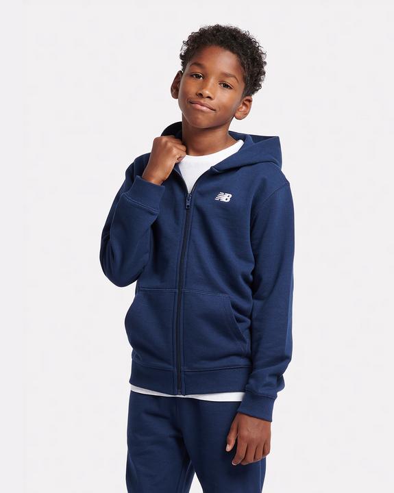Image du produit New Balance B French Terry Small Logo FZ Hoodie (10, 11)