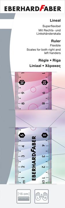 Image du produit Magni EBERHARD FABER Règle flexible arc-en-ciel 15cm (150 mm)