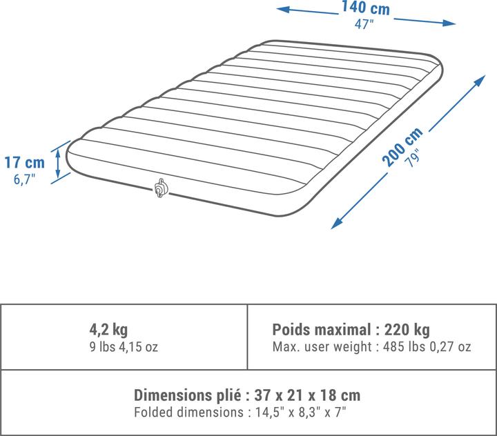 Image du produit Quechua AIR COMFORT 140