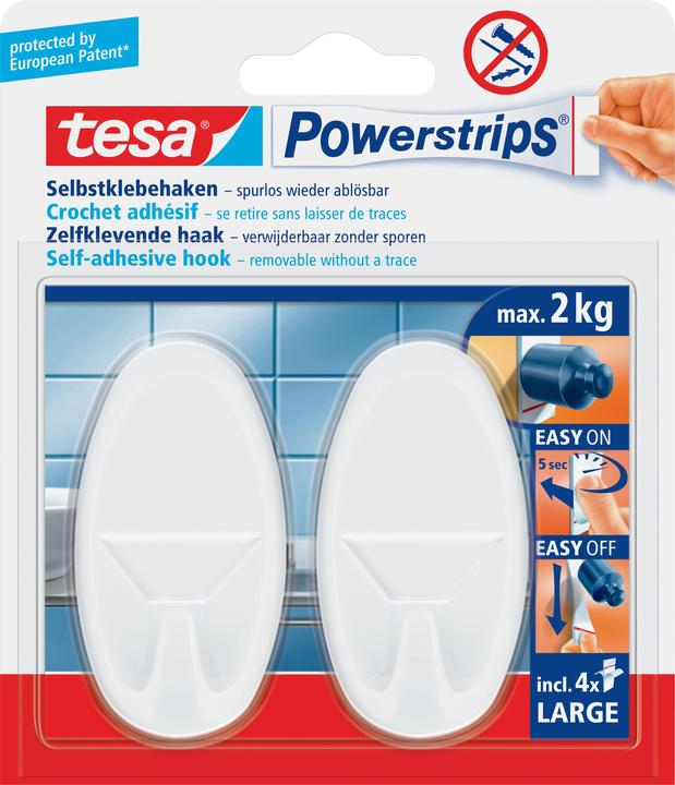 tesa Ganci Powerstrips grandi