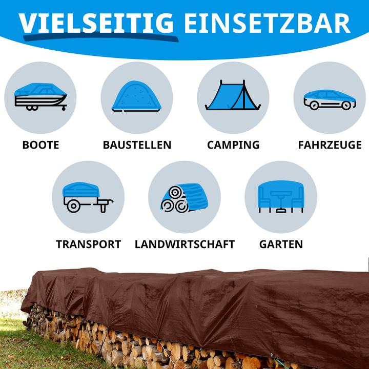 Produktbild Floordirekt Abdeckplane 80 g/m² (8 x 12 m)