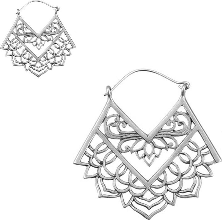 Immagine prodotto Star Piercing Orecchino in argento con fiore di loto ritorto (Ottone)