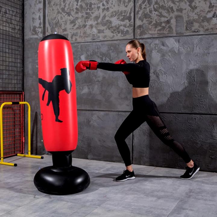 Image du produit Cbx Sac de frappe gonflable, sac de frappe sur pied, 160cm (55 cm)
