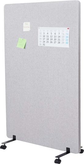 Image du produit Mendler Cloison acoustique, écran de bureau Séparateur de pièce Panneau d'affichage, double paroi