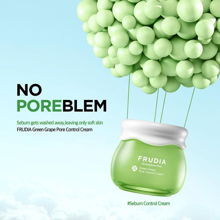 Produktbild Frudia Pore Control Cream Cremation Is Green Grape Oily Skin 55G (24h Creme)