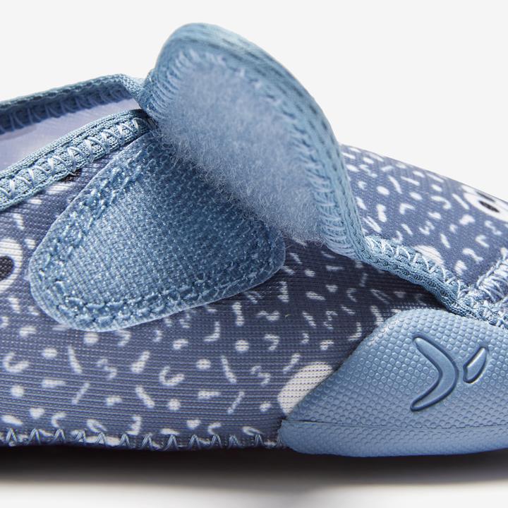 Produktbild Decathlon Turnschuhe Babylight atmungsaktiv Babyturnen - blau mit Muster (29)